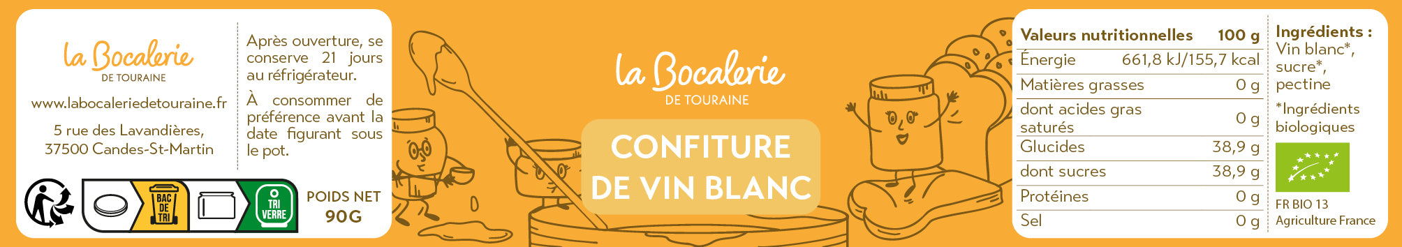 Confiture de vin blanc