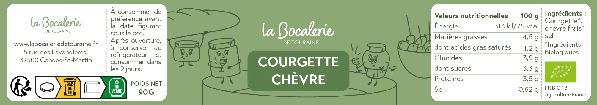 Courgette Chèvre