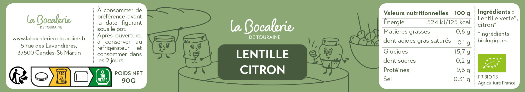 Lentille Citron