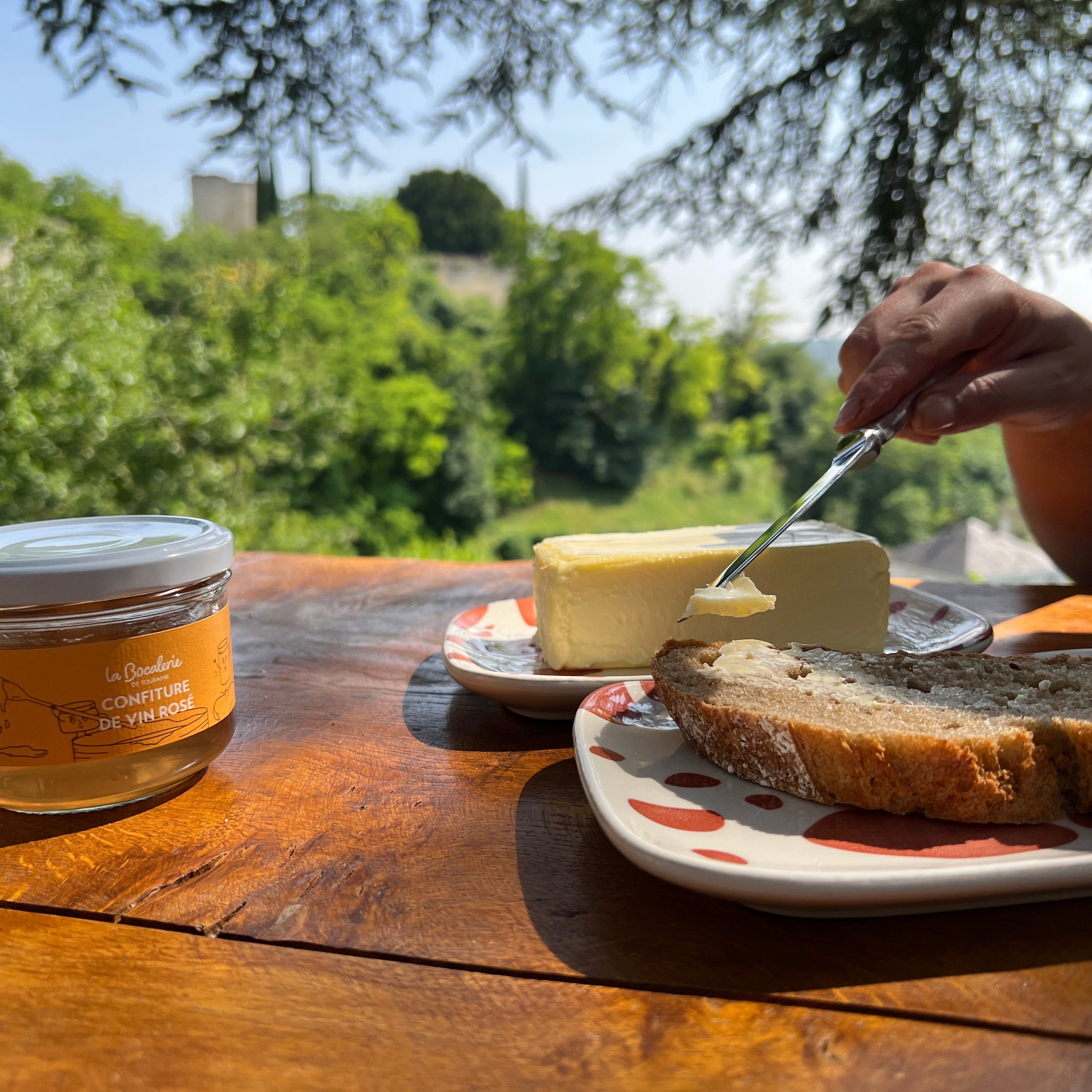 Confiture de vin rosé