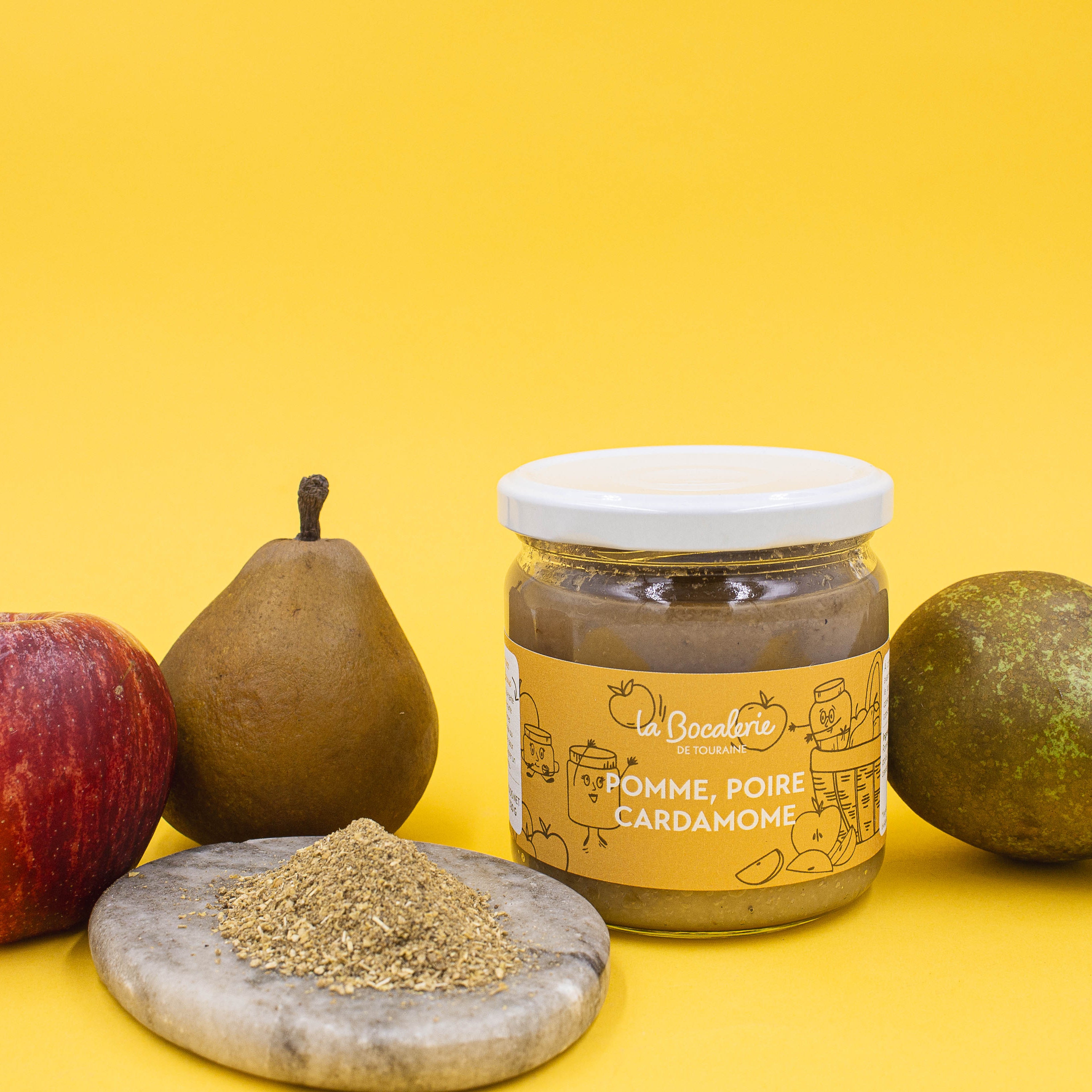 Compote Pomme Poire Cardamome