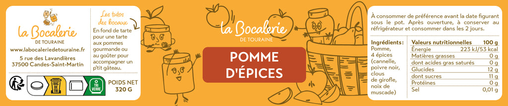 Compote Pomme d'épices